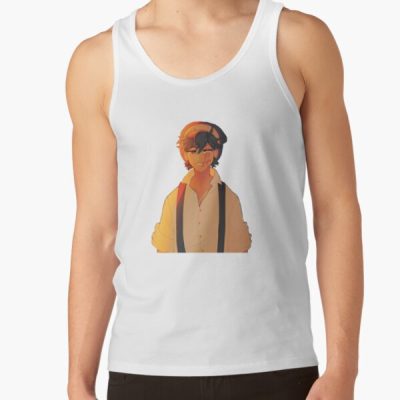 Quackity Fanart Sticker Tank Top Official Quackity Merch