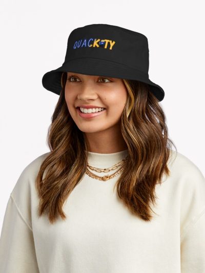 Quackity (With Mc Skin) Bucket Hat Official Quackity Merch