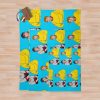 Quackity And Karl Throw Blanket Official Quackity Merch