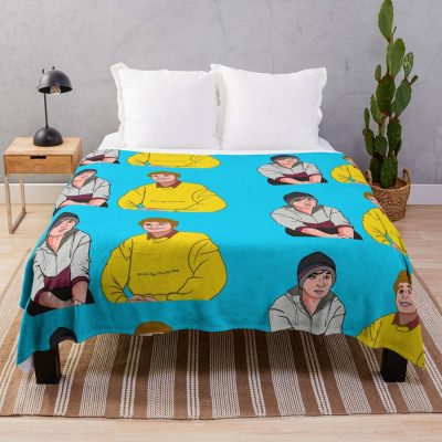 Quackity And Karl Throw Blanket Official Quackity Merch