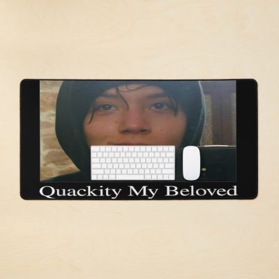 Quackity My Beloved Mouse Pad Official Quackity Merch