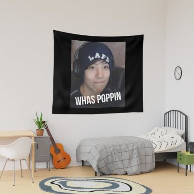 Quackity Whas Poppin Tapestry Official Quackity Merch